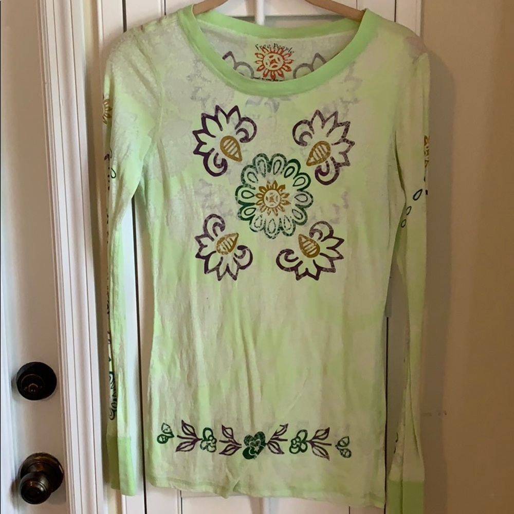 Free People long sleeve t